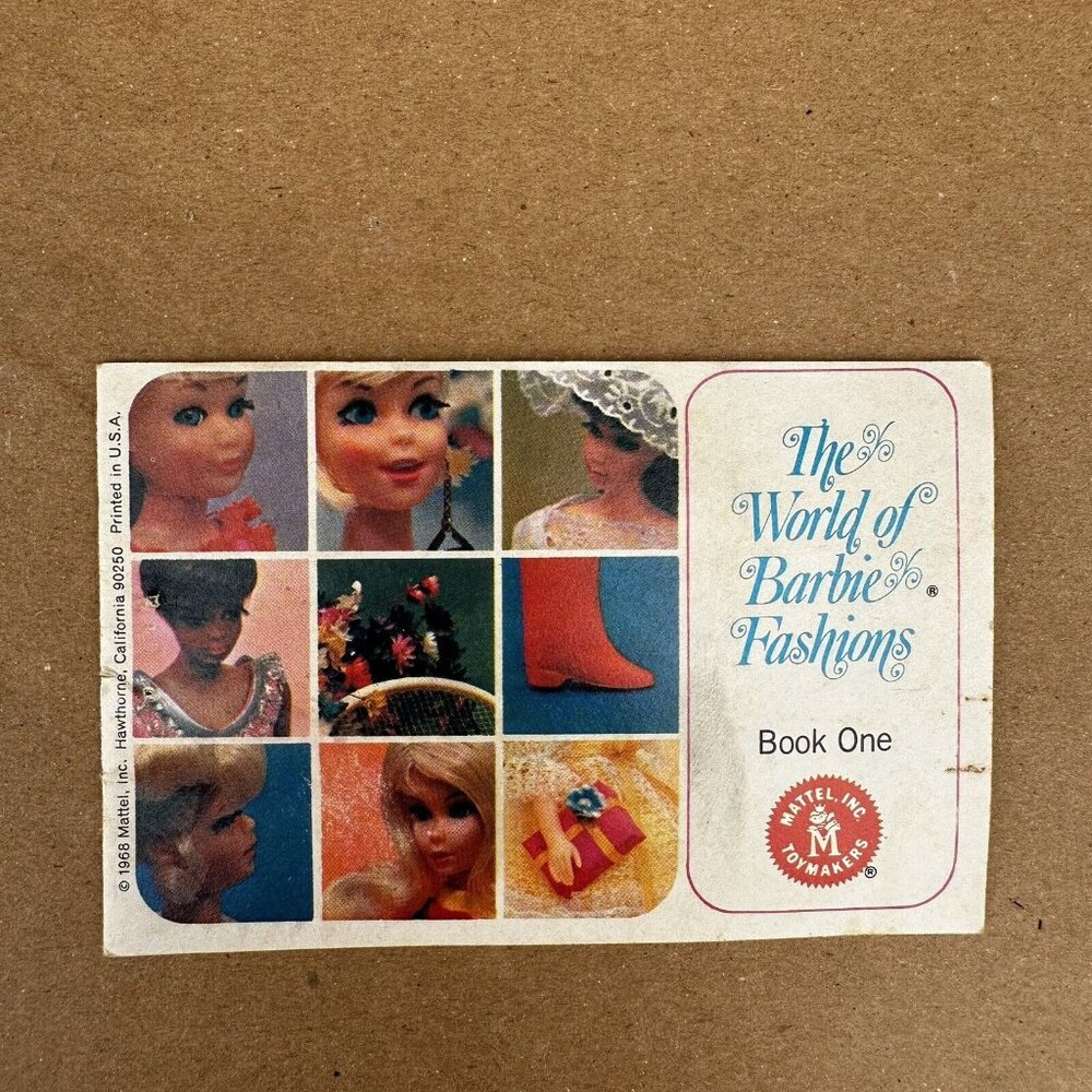 Mattel The World of Barbie Fashions Book One 1 1968